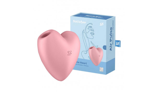 Clitoral massager Satisfyer Cutie Heart Light Red (pink)