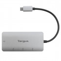 Targus USB-C 4-porttinen USB-A hub, harmaa