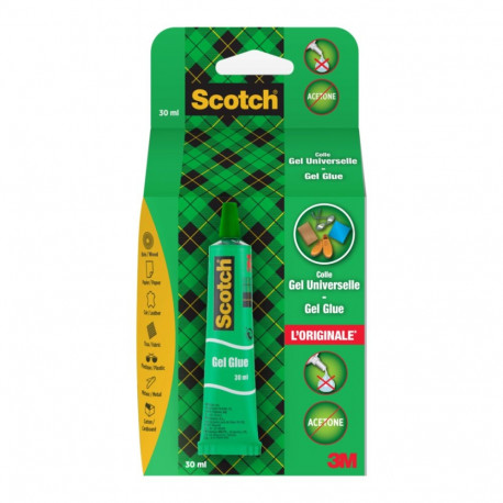 Universaalliim SCOTCH Gel (metall, puu, kangas,papp,paber,plast) 30ml