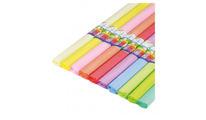 Crepe paper Fiorello 10 rolls set 3 pastel