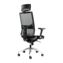 Computer chair/office chair 1850 SYN OMNIA PDH black mesh/black seat with headrest