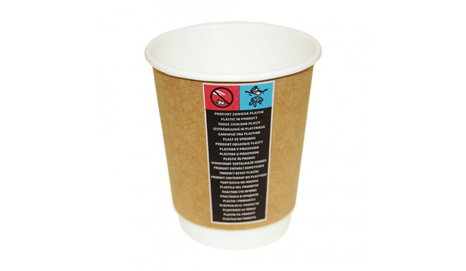 Cardboard coffee cup 350ml 25pcs/pk