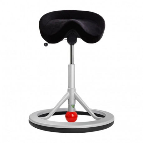 Active chair Smart Alcantara black