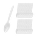 Coffee spoons, plastic, 15 cm, 100 pcs in a pack (reusable)