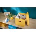 Pappkast kaanega 320x310x360mm LEITZ Cosy Click & Store kollane