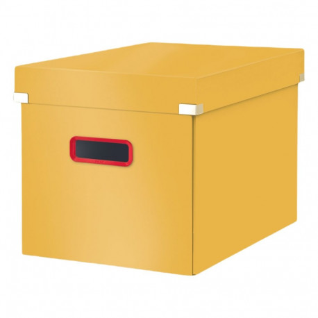 Storage Box C&S Cosy Cube L Warm Yellow