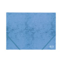 Cardboard folder rubber FOROFIS A4 blue