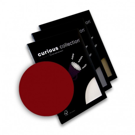 Decorative paper A4 120g CURIOUS Red Lacquer (408169) 50 sheets