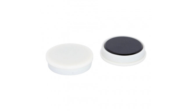 Magnet grey - 24 mm, holding power 3N, height 7 mm, 6 magnets per blister card