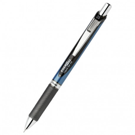 Gel pen mechanical PENTEL EnerGel BLN75 0.5mm black FAST DRY