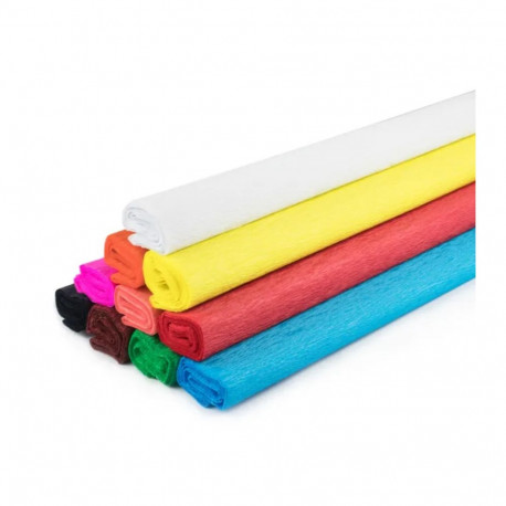 Crepe paper Fiorello 10 rolls set 1 assorted colours