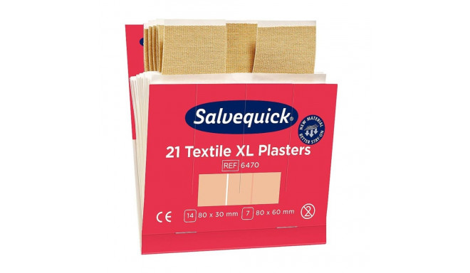 A set of textile patches for fingertips SALVEQUICK XL 90 pcs in a pack