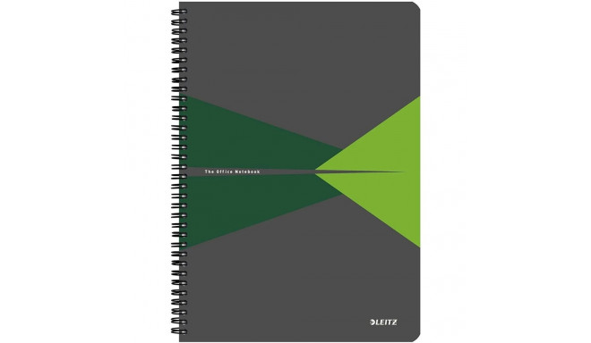 Notebook Leitz Office Card A4 Squ. Green