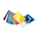 Plastmapp A4 kummiga LEITZ WOW roosa
