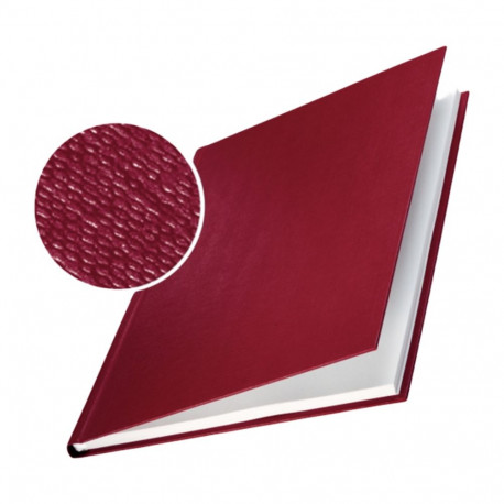 Cover hard linen 3.5 Burgundy Box of 10