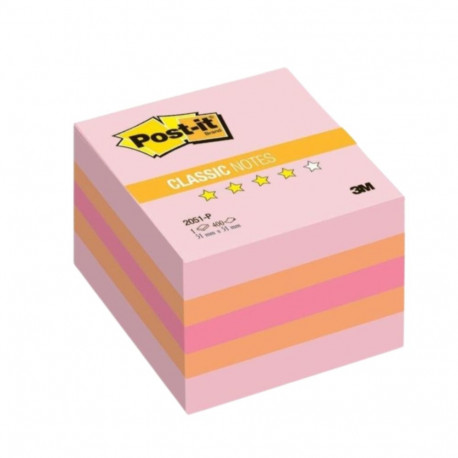 Wet bucket 51x51mm POST-IT pink 400 sheets