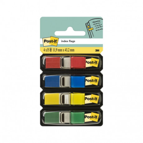 Järjehoidja 12x43mm POST-IT 683-4 4 värvi pakis
