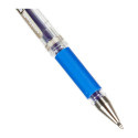 Gel pen with cap UNI-BALL UM-120SP 1.0mm metallic blue