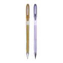 Gel pen with cap UNI-BALL UM-120SP 1.0mm golden