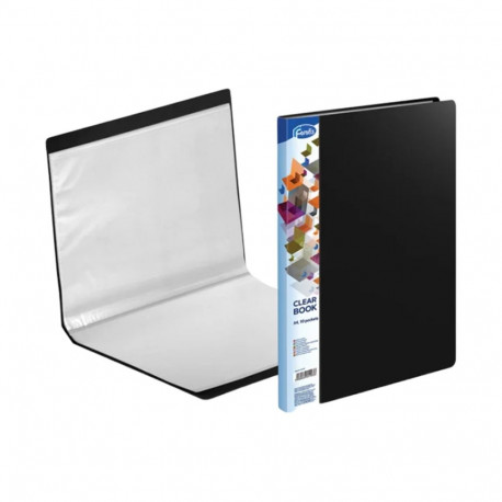 Menu covers with 10 film pockets black