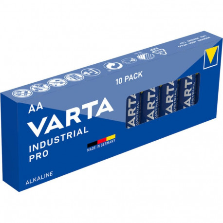 Battery - Varta 04006 211 111 AA Alkaline Single-use Battery Pack of 10 1.5V