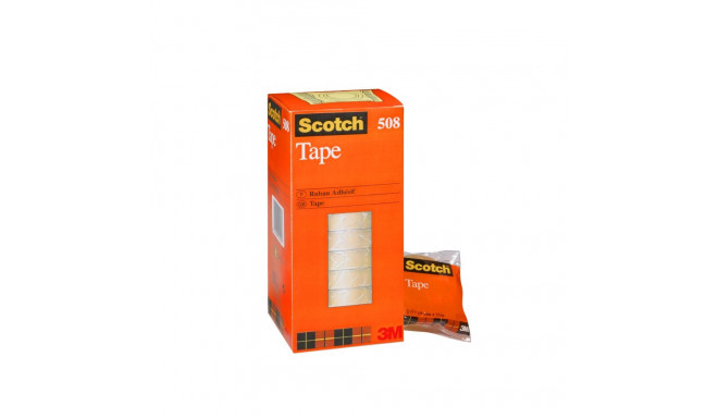 Teip 3M Scotch 508, 19mm x 33m, läbipaistev (8 tk)