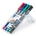 Markerite komplekt Staedtler Lumocolor Duo 348, 2 otsaga, 4tk