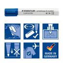 Tahvlimarker Staedtler Lumocolor,sinine, ümar ots