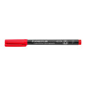 Marker permanentne Staedtler Lumocolor F/0,6 mm,  punane Marker permanentne Staedtler Lumocolor F/0,6 mm,  punane