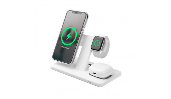 Fixed  Stand with wireless charging 3in1  FIXMPOS-WH MagPowerstation