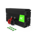 Green Cell INV22 power adapter/inverter Auto 1500 W Black