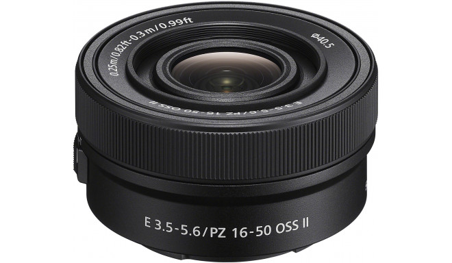 Sony E PZ 16-50mm f/3.5-5.6 OSS II lens