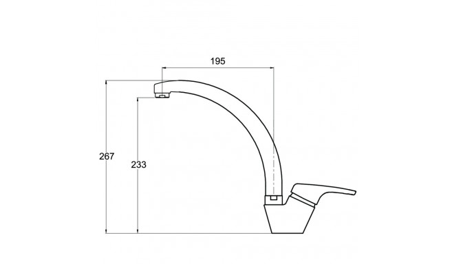 mixer Aquasanita 2813-710