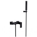 Bathroom faucet Besco Modern Varium with shower, black matte BW-MVS-CZ