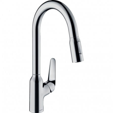 Köögisegisti väljatõmmatava voolikuga Hansgrohe Focus M42, 71820000