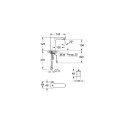 Washbasin faucet Eurosmart Cosmopolitan E chrome 36327001