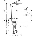 Basin mixer without bottom valve Hansgrohe Talis E110, 71712000