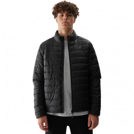 Kurtka męska pikowana 4F M376 głęboka czerń 4FWSS24TDJAM376 20S  S