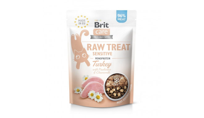 Brit Care Raw külmkuivatatud maius Sensitive kassidele 40g