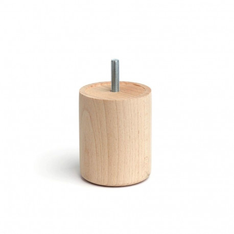 CILINDER WOODEN LEG D68 L80MM BEECH