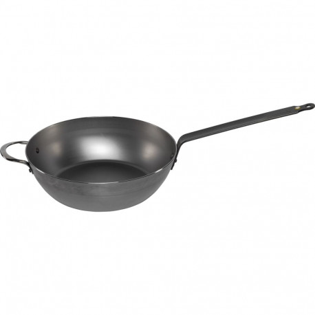 De Buyer Mineral B Element -pann / kastrul "rustic", süsinikteras, 32 cm