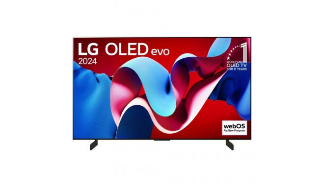 TV Set|LG|42"|OLED/4K/Smart|3840x2160|Wireless LAN|Bluetooth|webOS|Black|OLED42C41LA