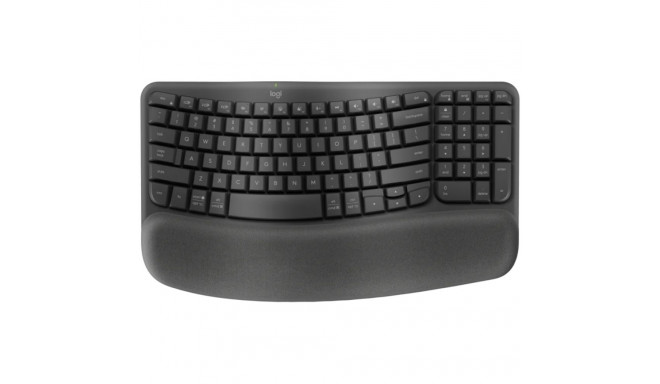 LOGITECH Wave Bluetooth ergonomic keyboard - GRAPHITE - NORDIC