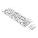 LOGITECH MK295 Silent Keyboard and mouse set wireless 2.4 GHz Nordic off white (PAN)