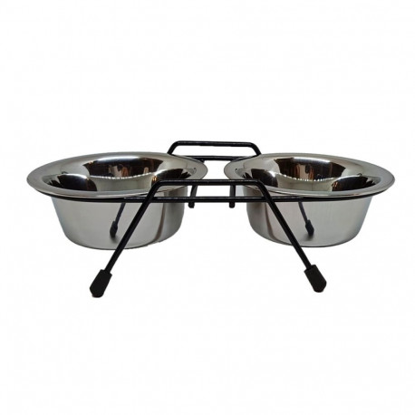 DOUBL BOWL metall alusega HOPPY 2x0.45L