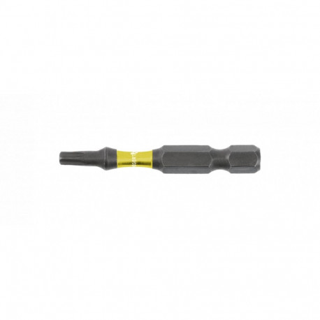 Hogert Impact Screwdriver Bit Set HT1S172, TX40, 50mm, 2 pcs, 1/4 inch hex, S2 steel, 58-61 HRC, DIN