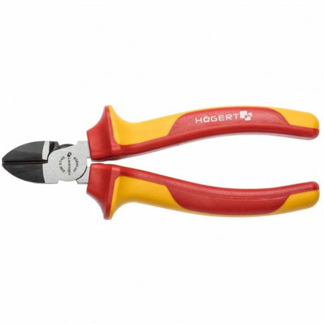 Hogert HT1P909 isoleeritud külglõikamistangid, 160mm, 1000V, VDE, kroom-vanaadiumteras, 55-60 HRC, D