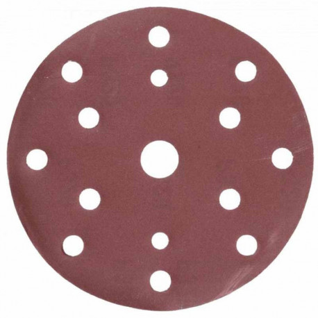 Hogert Abrasiivdisk MODEL HT8D138, Ø150mm, G320, 5tk, Velcro, 15 auku, alumiiniumoksiid