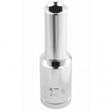 Hogert HT1A265 kuuskantpesa, 1/2", 15mm, pikk, CrV
