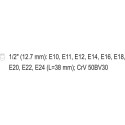 Padrunvõtmete Komplekt Torx Crv 1/2" , E10-E24 (9Tk.) YT-0521 YATO